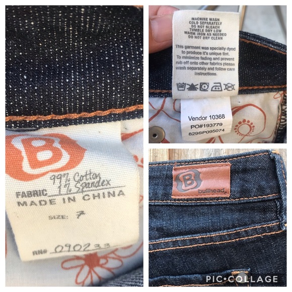 Bullhead Dark Wash Junior’s  Denim Jean shorts - Picture 7 of 7